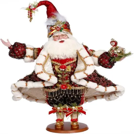 Mark Roberts Mark Roberts Heart of Christmas Santa Figure - 27" Red {1}