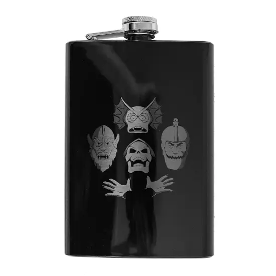 8oz BLACK Eternia Rhapsody Flask {1}