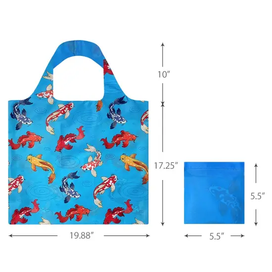 Wrapables AllyBag Collection Reusable Shopping Bag Koi Fish {2}