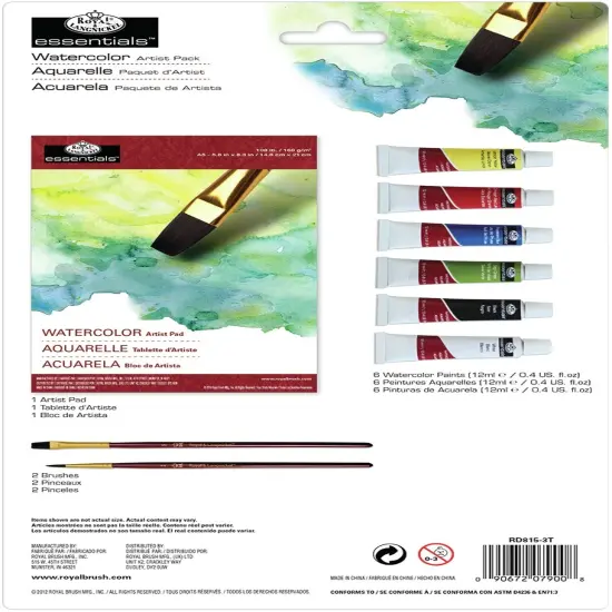 Royal & Langnickel(R) essentials(TM) Artist Pack-Watercolor Painting {3}