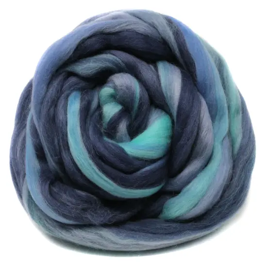 100% Superfine Merino Fiber: Top Notch. Soft Combed Top Roving Color Blend for Spinning, Felting, Weaving Seven Seas {2}