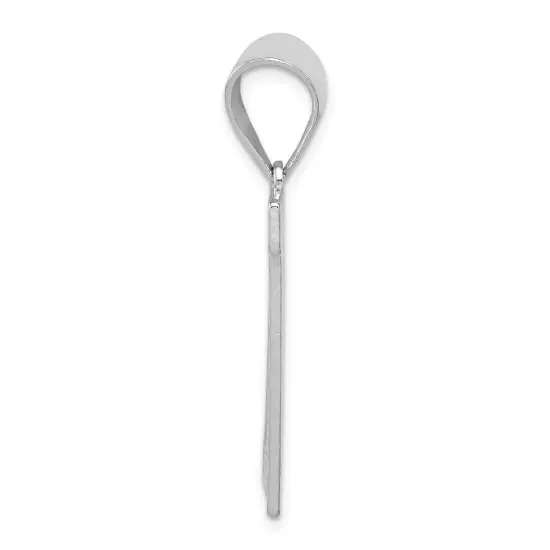 Sterling Silver Initial N Charm Jewerly 35mm x 15mm {2}