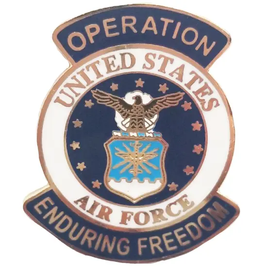 EagleEmblems P62966 Pin-Endur.Freed,USAF Logo (1-1/16'') {1}