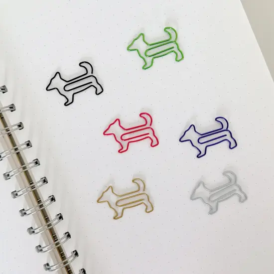 Wrapables Paper Clips Bookmarks for Office Home School (Set of 50) Dogs {4}