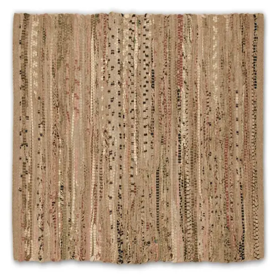 DII Multi Taupe Rag Rug {1}