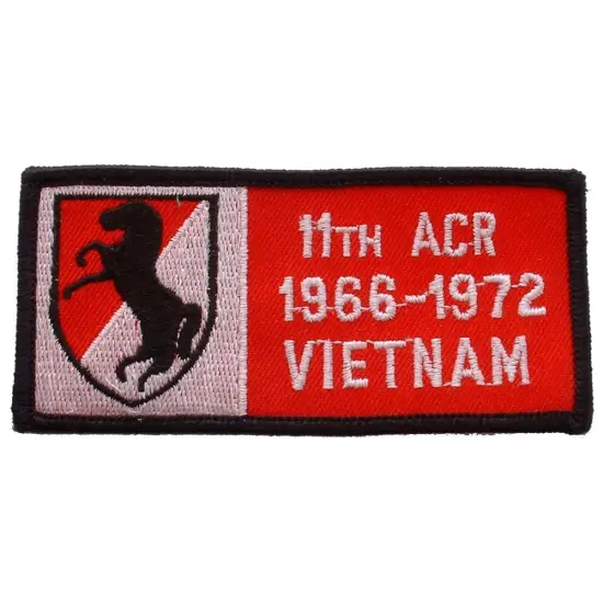 U.S. Army 11th Armored Cavalry Regiment Vietnam Patch {1}