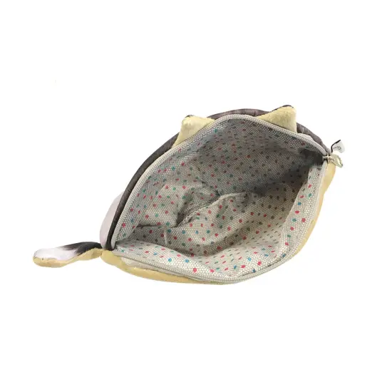 Wrapables Cat Face Cosmetic Pouch Pencil Case (Set of 2) Sad Grumpy {5}