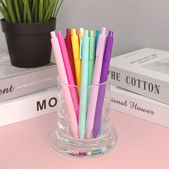 Wrapables Colorful Vibrant Retractable Ballpoint Pens for Home, Office, Stationery (Set of 12) {5}