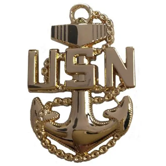 U.S. Navy USN Fouled Anchor Pin 1 1/4" {1}