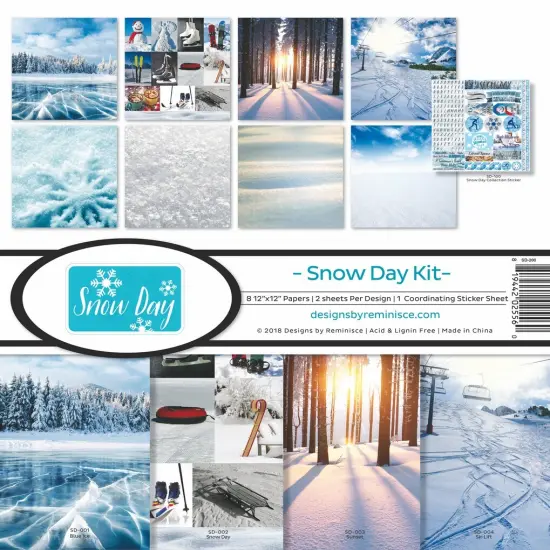 Reminisce Snow Day Collection Kit {1}