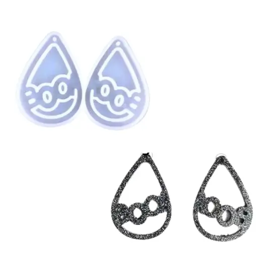 Haunted Halloween Dangle Earring Mold Bundle for UV Resin and Epoxy Resin {4}