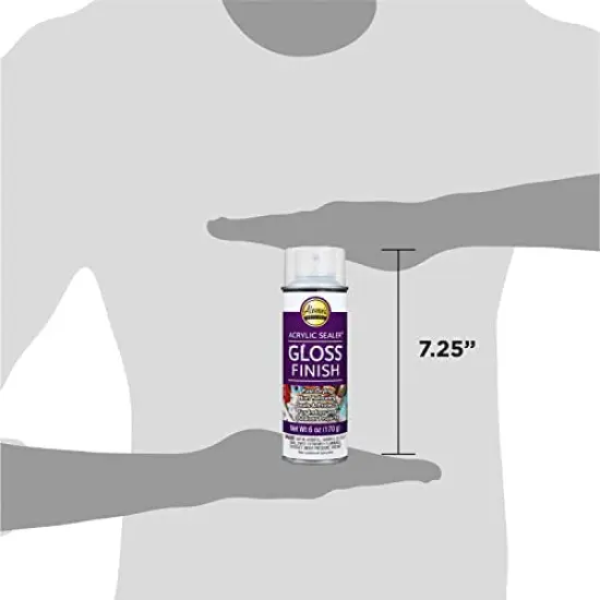 Spray Gloss Finish, 6 Oz Acrylic Sealer, Original Version {5}