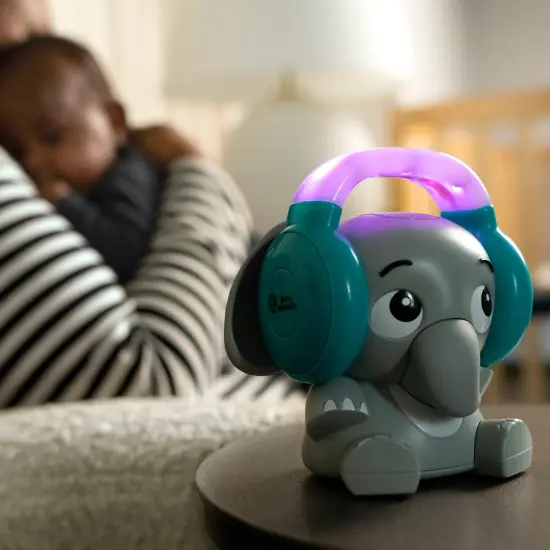 Earl The Elephant Bluetooth Soother Sound Machine with Music Streaming and Night Light for Infants and Toddlers {5}