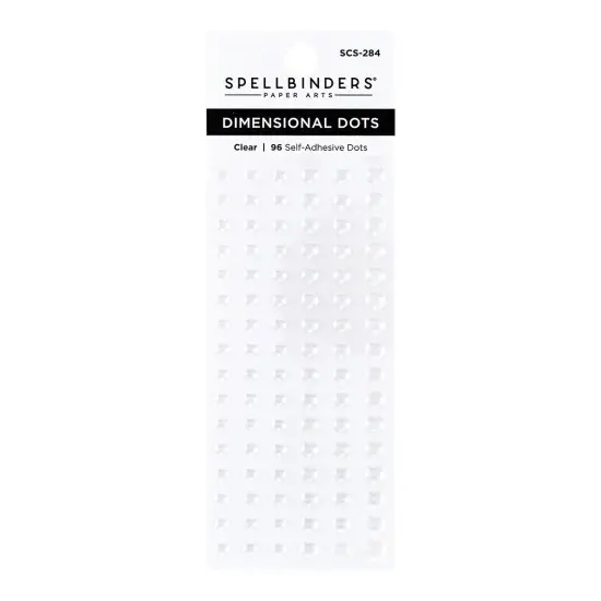 Spellbinders Dimensional Enamel Dots-Clear {1}