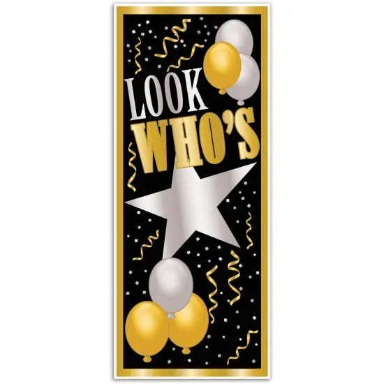 Look Whos Door Cover, (Pack Of 12) {1}