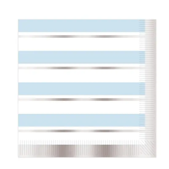 Striped Luncheon Napkins, (Pack Of 12) {1}