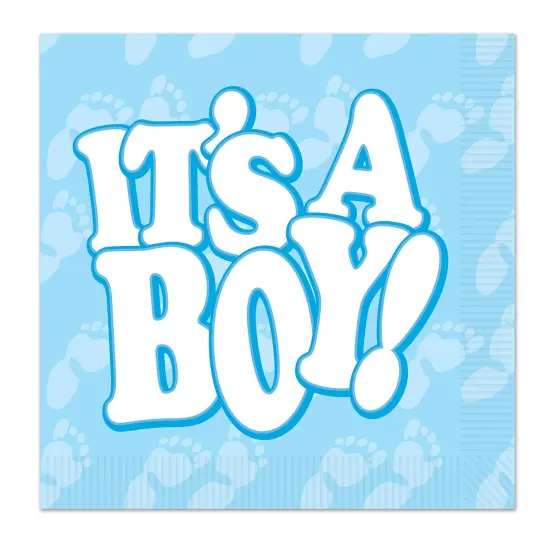 It's A Boy! Beverage Napkins (Pack of 12) {1}