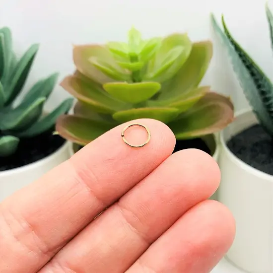 100, 500 or 1,000 Pieces: 7 mm Rose Gold Jump Rings, 21g {3}