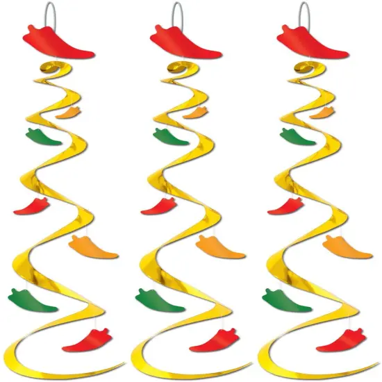 Chili Pepper Whirls (Pack of 6) {1}