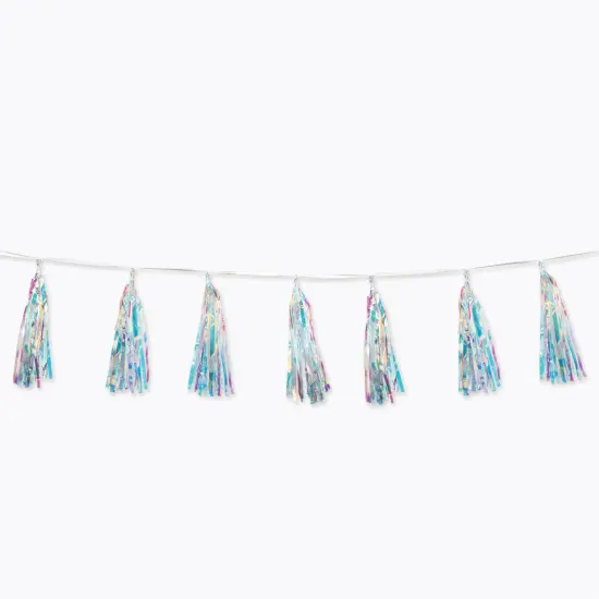 Iridescent Tassel Garland, (Pack Of 6) {1}