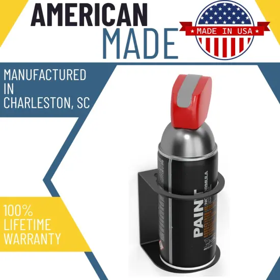 Aerosol Spray Can Holder | Craft Workspace Paint Bottle Organizer {12}