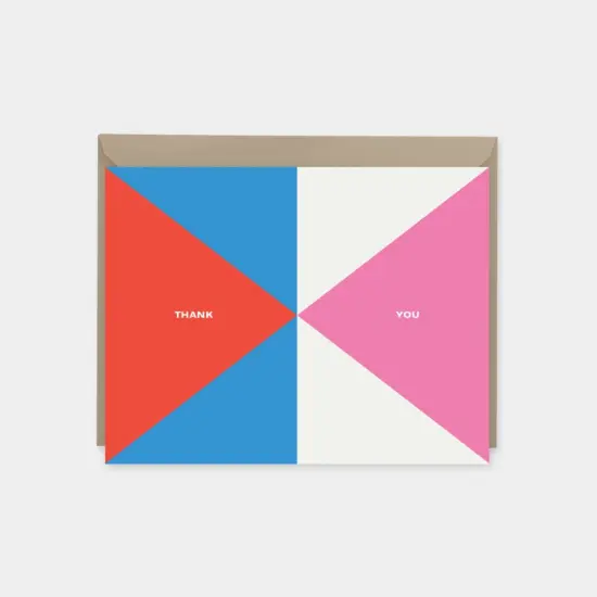 Geo Thank You Card III, Modern Thank You {1}