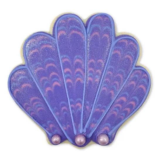 Seashell Cookie Cutter 3.75 in, CookieCutter.com, Tin Plated Steel, Handmade in the USA {3}