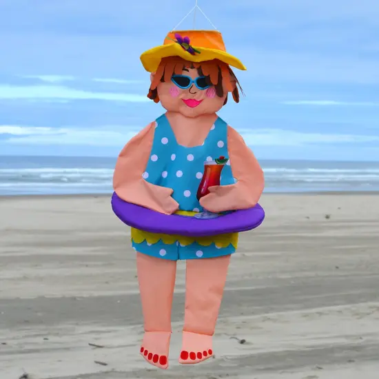 In the Breeze 1151 Beach Bev 3D Wind Friend - Fun and Colorful Outdoor Hanging Decoration {3}