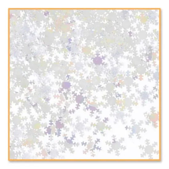 Iridescent Snowflakes Confetti (Pack of 6) {1}