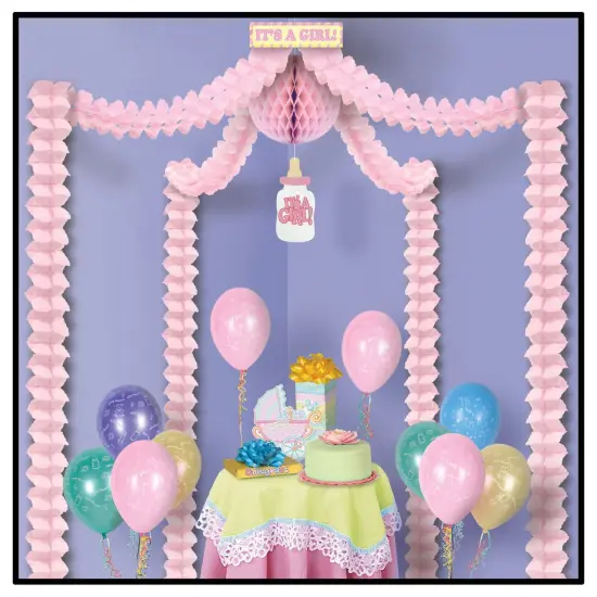 It's A Girl! Party Canopy (Pack of 6) {1}