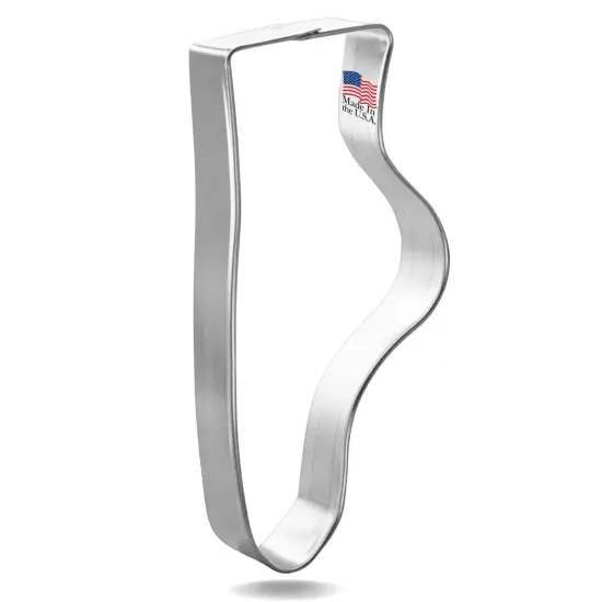 Ballet Slipper Cookie Cutter 4.5 in B1617, CookieCutter.com, Tin Plated Steel, Handmade in the USA {1}