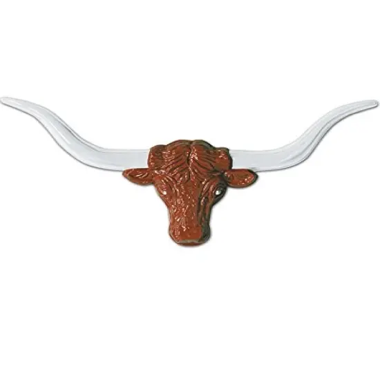 Plastic Longhorn Steer Head (Pack of 24) {1}