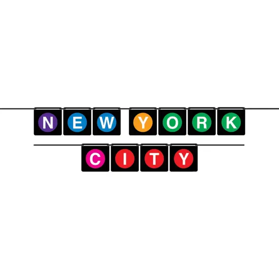 New York City Streamer, (Pack Of 12) {1}