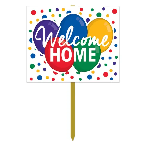 Welcome Home Yard Sign, (Pack Of 6) {1}