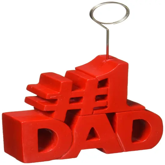 #1 Dad Photo/Balloon Holder (Pack of 6) {1}