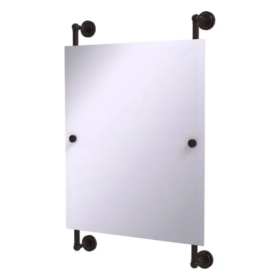 Dottingham Collection Rectangular Frameless Rail Mounted Mirror - Dt-27-92-Abz {1}