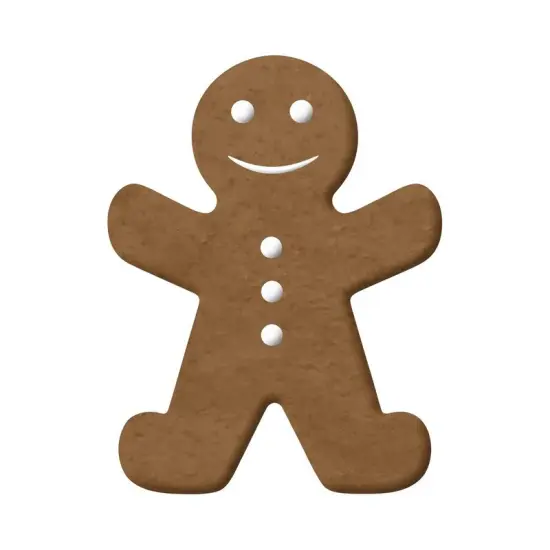 CookieCutter.com 2.5 in Christmas Gingerbread Man Handmade in USA Fairytale Tin Plated Steel {3}