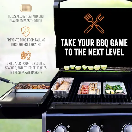 Yukon Glory Grill 'N Serve Three Basket Set {2}