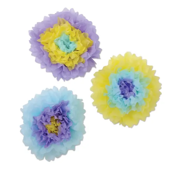 Tissue Flowers (Pack of 12) {1}