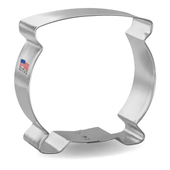 Cauldron Cookie Cutter 3 in, CookieCutter.com, Tin Plated Steel, Handmade in the USA {1}
