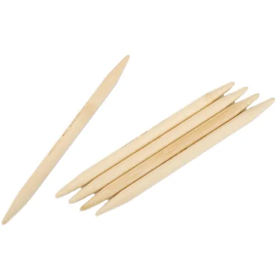 Takumi Bamboo Double Point Knitting Needles 7" 5/Pkg-Size 15/10mm {2}