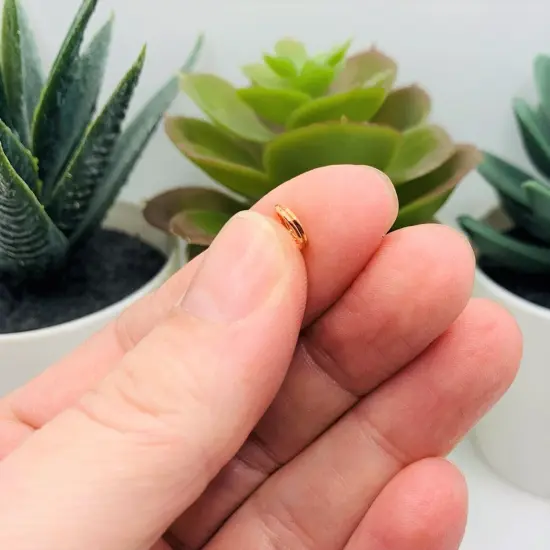 100, 500 or 1,000 Pieces: 6 mm Dark Rose Gold Split Double Jump Rings {4}