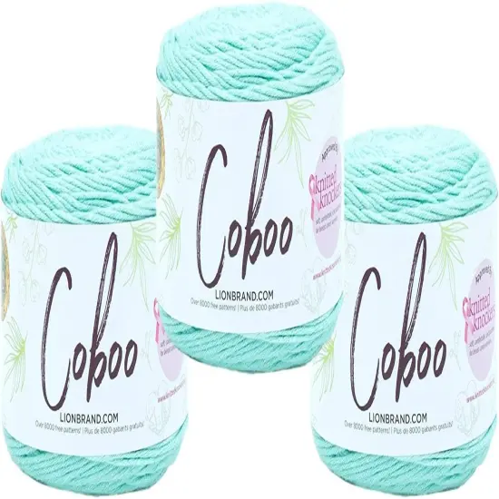 (Pack of 3) Lion Brand Coboo Yarn-Lichen {1}