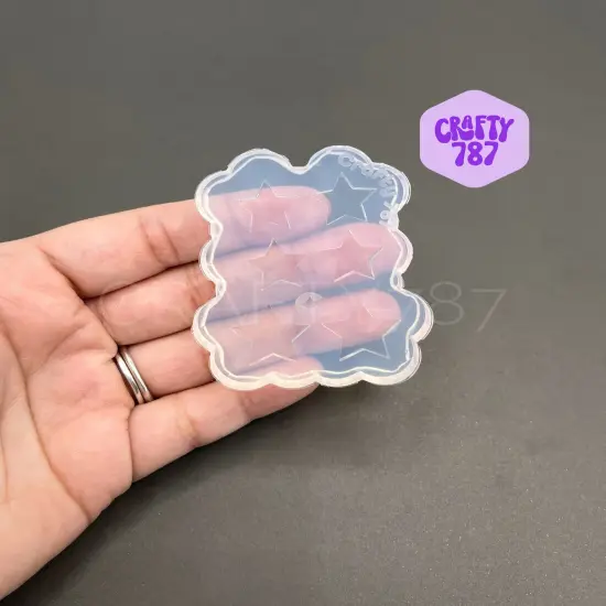 Star Studs Silicone Mold {1}