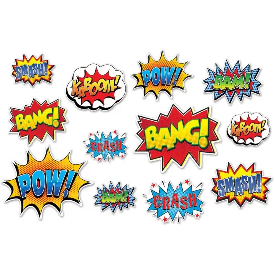 Hero Action Sign Cutouts (Pack of 12) {1}