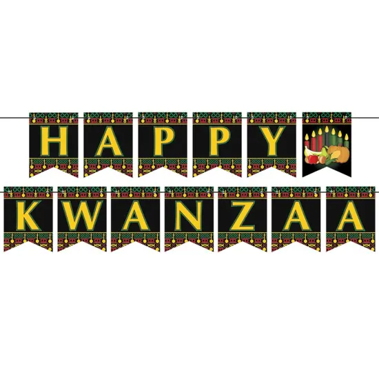 Happy Kwanzaa Streamer, (Pack Of 12) {1}