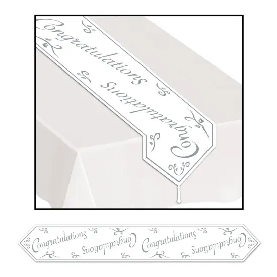 Printed Congratulations Table Runner (Pack of 12) {1}