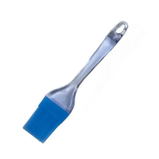 Norpro Flat Silicone Bristle Head Sauce Basting Brush - Blue {1}
