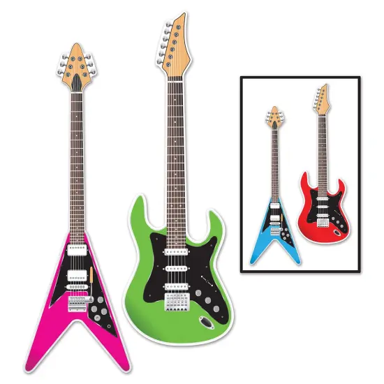 Guitar Cutouts (Pack of 12) {1}