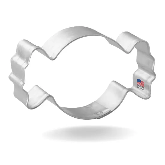 CookieCutter.com Mini Candy Wrapper 1.75 in Cookie Cutter Sweets Tin Plated Steel Made in USA {4}